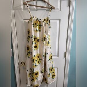 NWOT, Shein Curve Sunflower Dress, 2XL